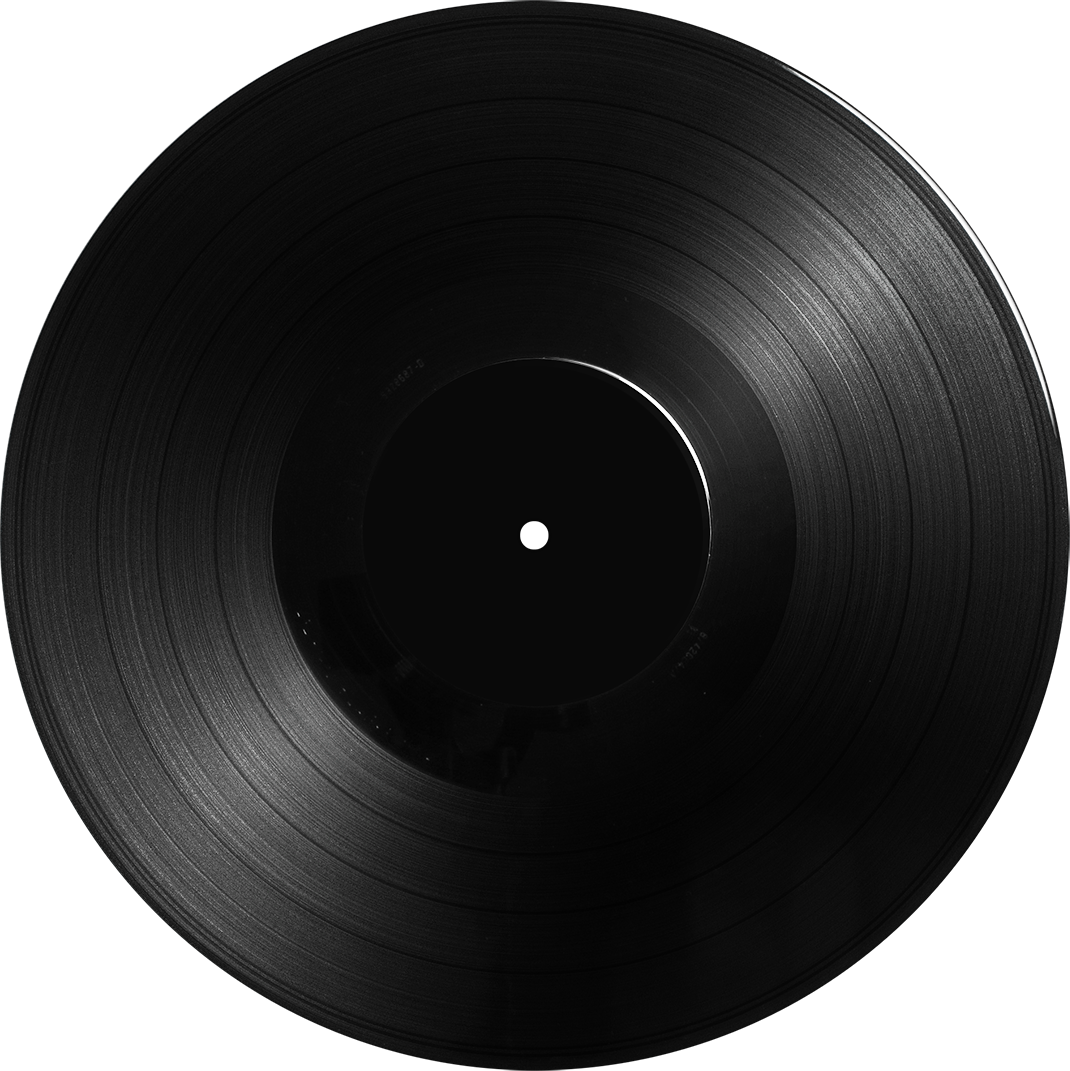 Mockup of a vinyl record